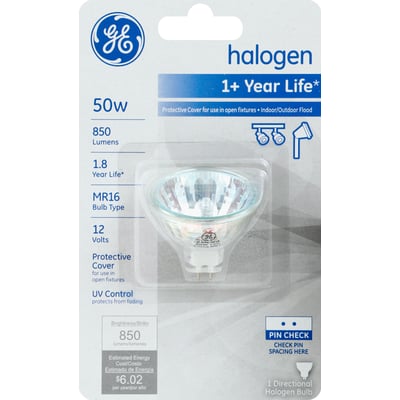 Larry Belmont hypotese Legitimationsoplysninger GE - GE 50W Directional Halogen Bulb 1 Each | Winn-Dixie delivery -  available in as little as two hours
