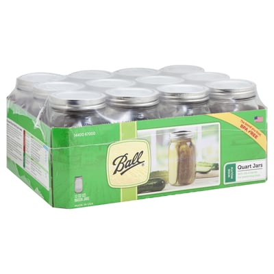 Ball Pint Wide Mouth Mason Jar 12-pack - West Lebanon Feed and Supply