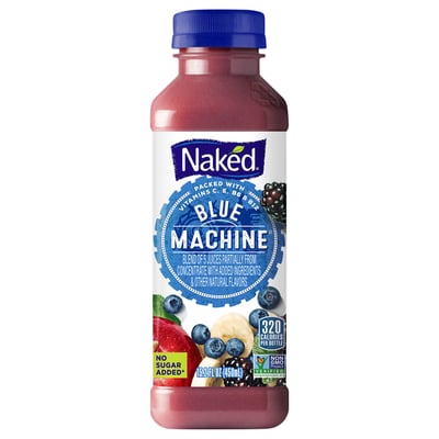Naked Juice Smoothie, Blue Machine: Calories, Nutrition Analysis & More
