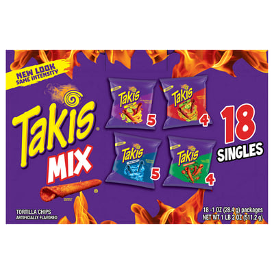 Takis - Takis, Tortilla Chips, Mix (18 count), Grocery Pickup & Delivery