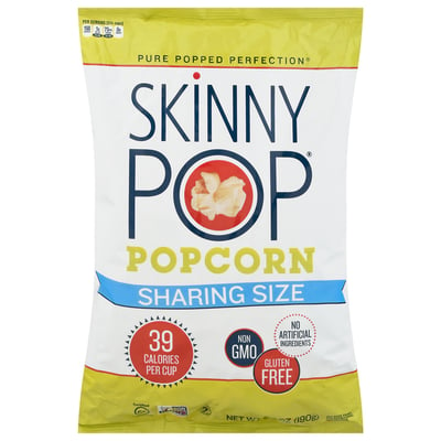 Skinny Pop Popcorn, Sharing Size 6.7 Oz, Popcorn