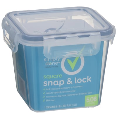 Snap & Lock Square Container & Lid