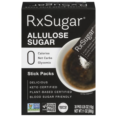 RxSugar - RxSugar, Allulose Sugar, Stick Packs (30 count) | Shop