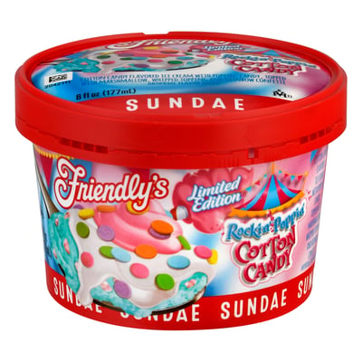 Friendlys - Friendlys, Sundae, Rockin' Poppin' Cotton Candy (6 oz