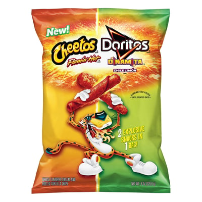 Cheetos Puffs Flamin' Hot Cheese Flavored Snacks, 8 oz
