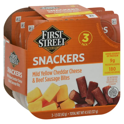 First Street - First Street, Snackers, Mild Yellow Cheddar Cheese