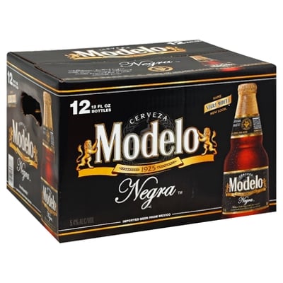 Modelo Negra Beer - Modelo, Beer, Negra (12 ounces) | | Lucky Supermarkets