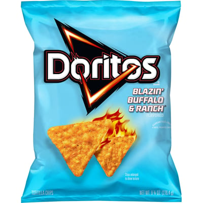 Doritos Tortilla Chips, Cool Ranch Flavored, Party Size! - 14.5 oz