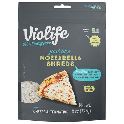 Violife - Violife Just Like Mozzarella Vegan Shredded Cheese 8oz