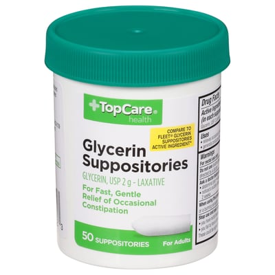 Fleet Laxative Glycerin Suppositories for Adult Constipation, 12 Count 