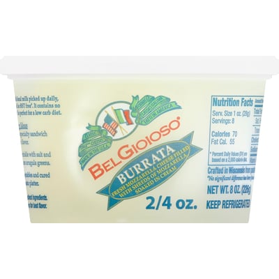 BelGioioso - Bel Gioioso Burrata Cheese 8 Ounces (8 ounces)