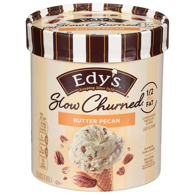 Edy's - Edy's, Slow Churned - Ice Cream, Light, Butter Pecan (1.5 qt) | Shop | Stater Bros. Markets