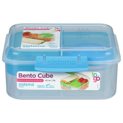 Sistema - Sistema, To Go - Bento Cube, 42.2 Ounces, Shop