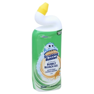Scrubbing Bubbles Toilet Cleaning Stamp, Rainshower, Fresh Gel, Starter Pack - 1.34 oz
