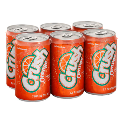 Crush Crush Soda Orange 6 Count Shop Super 1 Foods