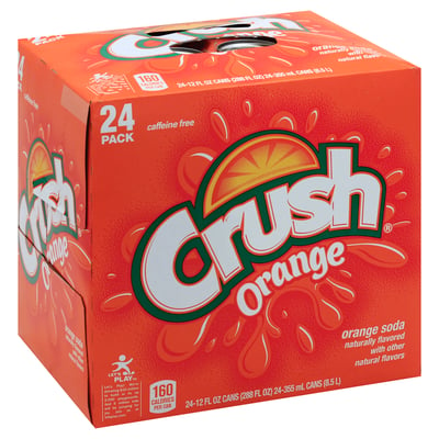 Crush Crush Soda Orange 24 Pack 24 Count Shop Weis Markets