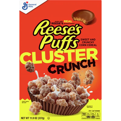 GENERAL MILLS - Reese's Puffs Cluster Crunch Chocolate & Peanut