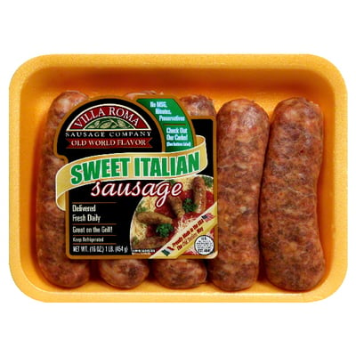 Sweet Italian Turkey Sausage 4 oz. Grillers - Swiss Villa