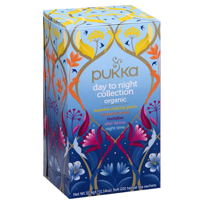 Pukka - Pukka, Herbal Tea, Organic, Day to Night Collection, Sachets (20  count), Shop
