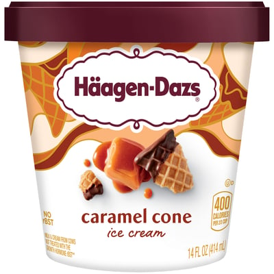 Shop Ice Weis Markets | Haagen Dazs - oz) Haagen (14 Cream fl Caramel Cone | Dazs,