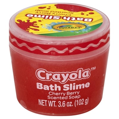 Crayola - Crayola, Scented Soap, Cherry Berry, Bath Slime (3.6 oz