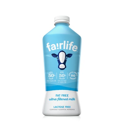 fairlife - Fairlife Fat Free Ultrafiltered Milk, Lactose Free (52 fl oz ...