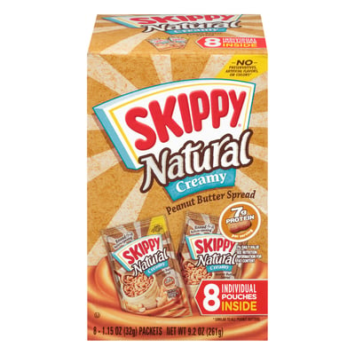 Skippy - Skippy, Natural - Natural Creamy Peanut Butter Spread