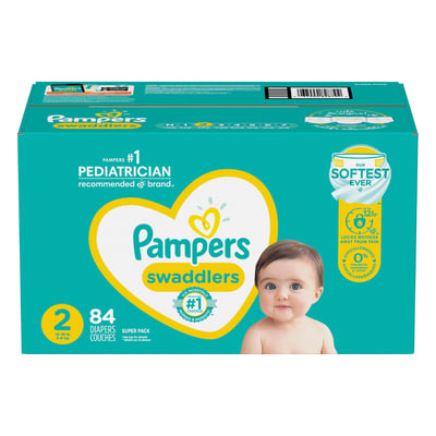 vervagen nationalisme wapenkamer Pampers - Pampers, Swaddlers - Diapers, 2 (12-18 lb), Super Pack (84 count)  | Shop | Brookshire's Food & Pharmacy