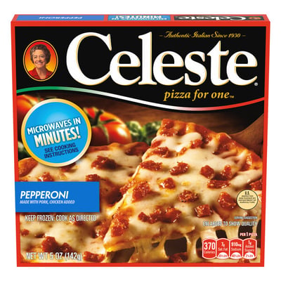Celeste - Celeste, Pizza for One - Pizza, Pepperoni (5 oz) | Shop