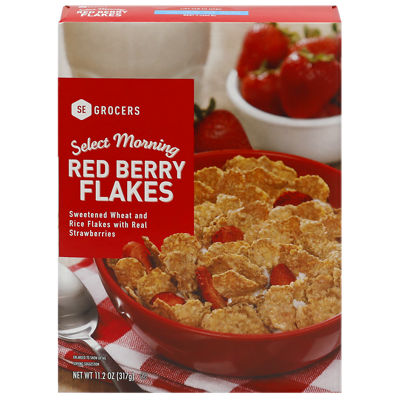 SE Grocers Flakes with Strawberry Cereal 11.2 Ounce (11.20 ounces