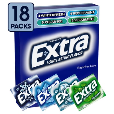Wrigley S Wrigley S Extra Sugar Free Gum Mint Variety Pack 18 Count Online Grocery Shopping Delivery Smart And Final