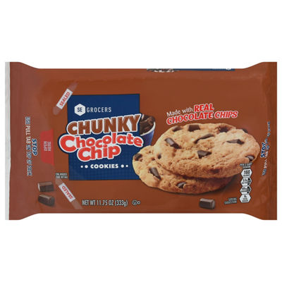 SE Grocers - SE Grocers Chunky Chocolate Chip Cookies 11.75 Ounces