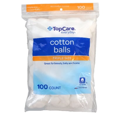 XtraCare Jumbo Size Cotton Balls – Pack of 90 (100% Cotton) - Baby