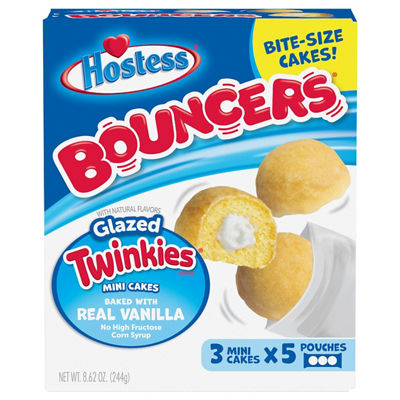 Hostess - Hostess Bouncers Glazed Twinkie Mini Cakes 5 Pouches