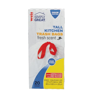 Weis Simply Great - Weis Simply Great Tall Kitchen Trash Bags 13