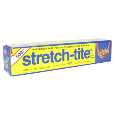 Stretch Tite - Stretch Tite Plastic Food Wrap (500 Sq Ft)