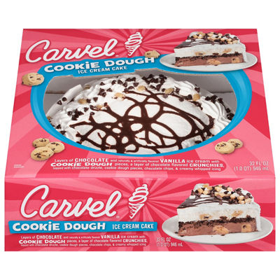 Carvel - Carvel Cookie Dough Ice Cream Cake 32 Ounces | Shop