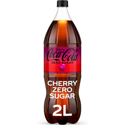 Coca-Cola Zero Sugar - Coca-Cola Cherry Zero Sugar Cola 2 Liter (2