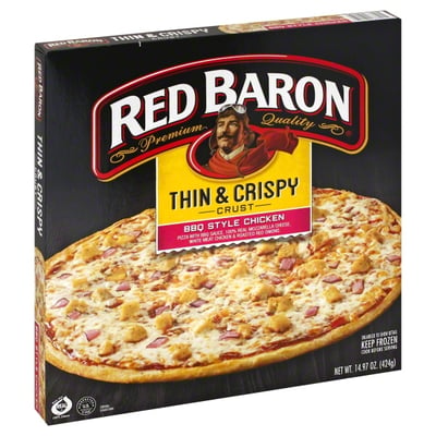 Red Baron - Red Baron Pizza, Thin & Crispy Crust, BBQ Style Chicken (14.97  oz), Shop