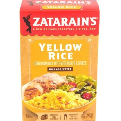 Zatarain's - Zatarain's Gluten Free Yellow Rice Mix 6.9 Ounces