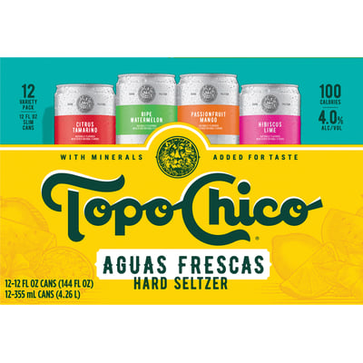 Topo Chico - Topo Chico, Hard Seltzer, Aguas Frescas, Assorted (12