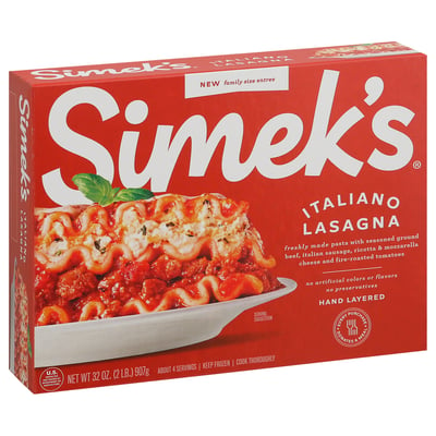 SIMEKS - Simek's Italiano Lasagna 32 Ounces (32 ounces) | Winn-Dixie ...