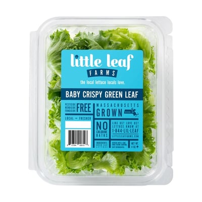 Little Leaf Farms - Little Leaf Farms, Lettuce, Baby Crispy, Green Leaf (4  oz), Shop
