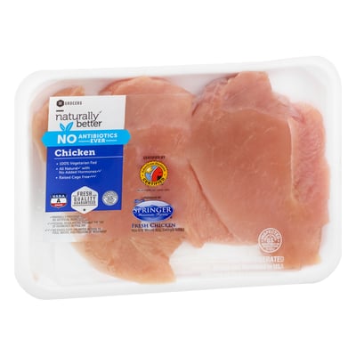 SE Grocers - Naturally Better Thin Sliced Chicken Breast, Per Package ...