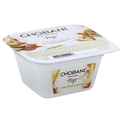 Chobani - Chobani, Flip - Yogurt, Greek, Whole Milk, Pure Pear