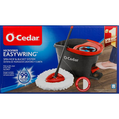 Mysterie wedstrijd binnenkomst O-CEDAR - O-Cedar Easywring Microfiber Spin Mop & Bucket System 1 Pack |  Winn-Dixie delivery - available in as little as two hours
