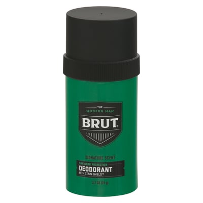 Brut - Brut, Deodorant, with Stain Shield, Signature Scent (2.7 oz