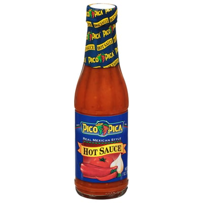 Pico Pica Hot Sauce, Real Mexican Style - 7 oz