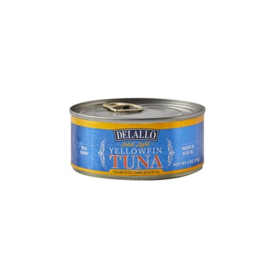 Delallo - Delallo Solid Light Yellowfin Tuna Packed in Olive Oil