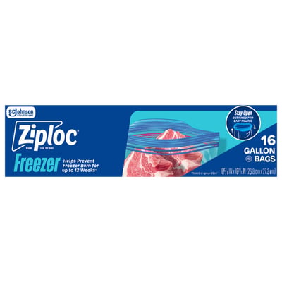 Ziploc - Ziploc, Freezer Gallon Bags (16 count) | Shop | Stater
